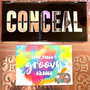 2 Pc Makeup Palette Set: Profusion Concealer & Italia Deluxe 12 Shade Eyeshadow